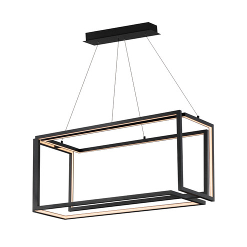 Penrose LED Linear Pendant in Black (86|E21266BK)
