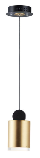 Nob LED Pendant in Black / Gold (86|E2086275BKGLD)