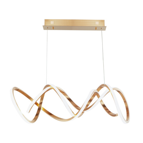Signature LED Pendant in Brushed Champagne (86|E20468BCN)