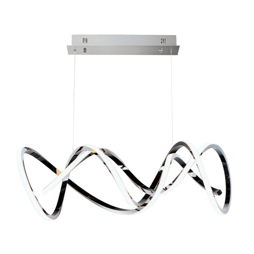 Signature LED Pendant in Black Chrome (86|E20468BC)