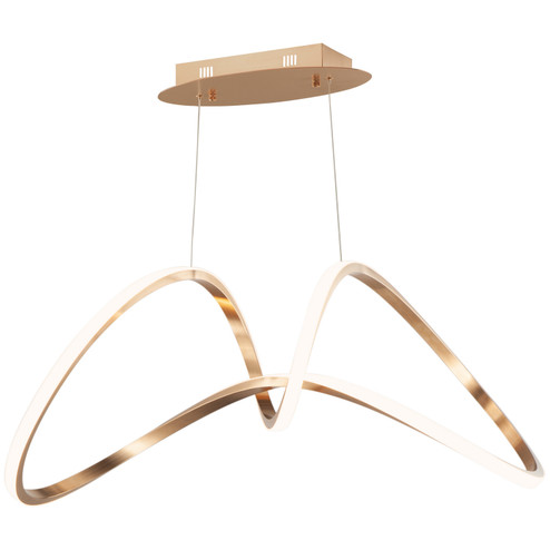 Perpetual LED Pendant in Brushed Champagne (86|E20455BCN)