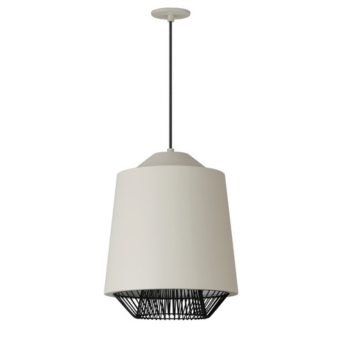 Phoenix LED Pendant in Gray / Black (86|E11392GYBK)