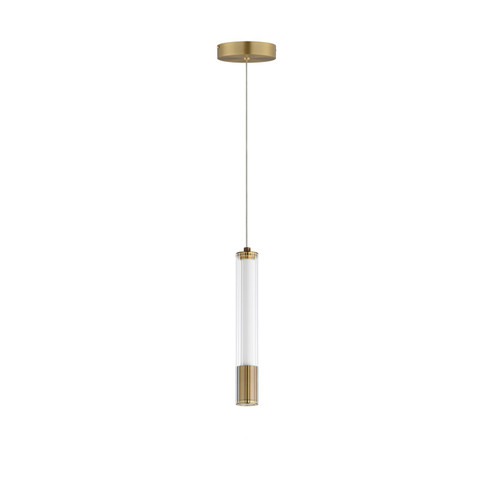 Cortex LED Pendant in Natural Aged Brass (86|E11061144NAB)