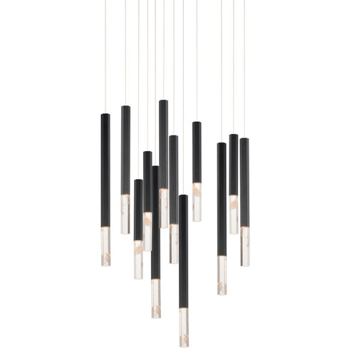 Diaphane LED Pendant in Black (86|E1103295BK)