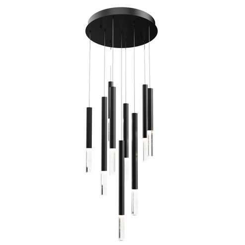 Diaphane LED Pendant in Black (86|E1102995BK)