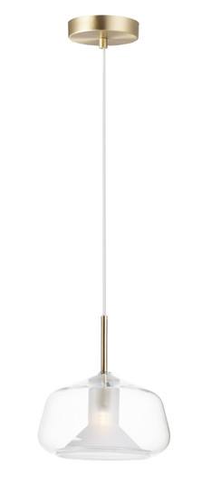 Deuce LED Pendant in Satin Brass (86|E1004218SBR)