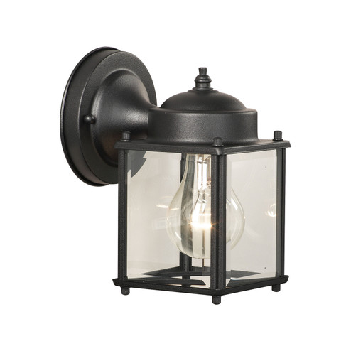 Outdoor Essentials One Light Wall Sconce in Black (45|SL94697)