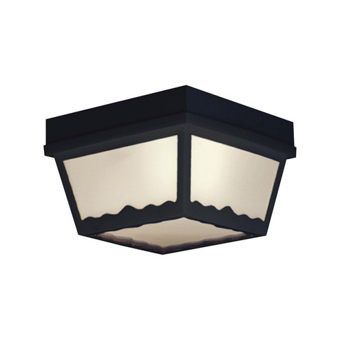 Outdoor Essentials One Light Flush Mount in Black (45|SL7577)