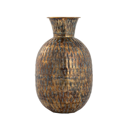 Fowler Vase in Patinated Brass (45|S08079777)
