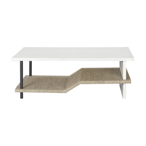 Riverview Coffee Table in Checkmate White (45|S00759968)