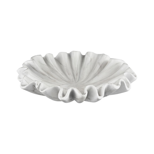 Leda Bowl in White Marbleized (45|S003710160)