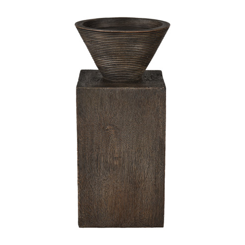 Disa Candleholder in Dark Brown (45|S003710158)