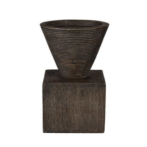 Disa Candleholder in Dark Brown (45|S003710157)