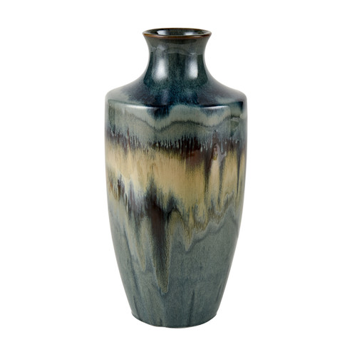 Roker Vase in Green Reactive (45|S00178106)