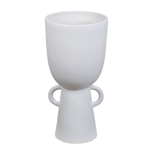 Talus Vase in Matte White (45|H01178254)