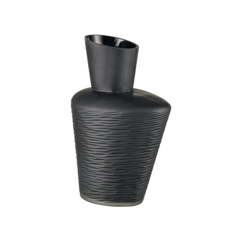 Tuxedo Vase in Black (45|H004710476)