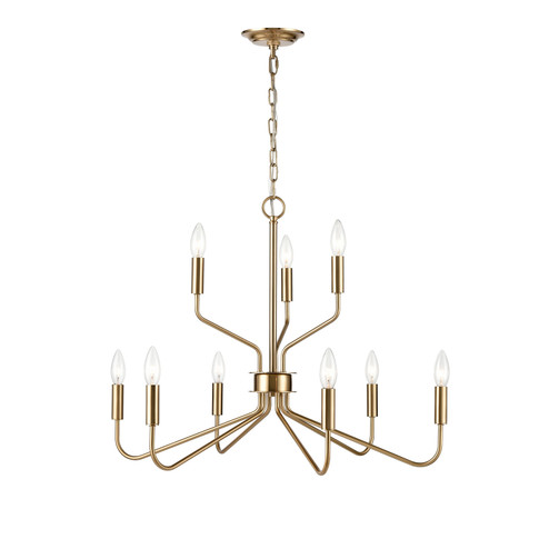 Genista Nine Light Chandelier in Brass (45|H00199617)