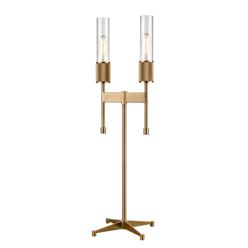 Beaconsfield Two Light Table Lamp in Aged Brass (45|H00199578)