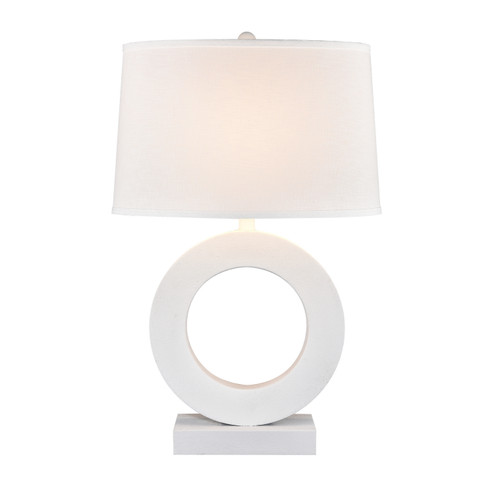 Around the Edge One Light Table Lamp in Dry White (45|H00199524)