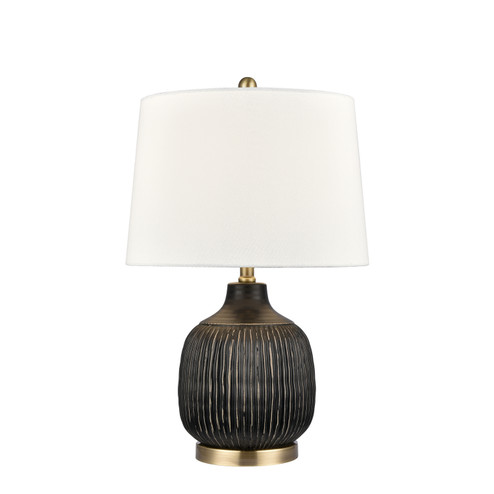 Knighton One Light Table Lamp in Antique Black (45|H00199492)
