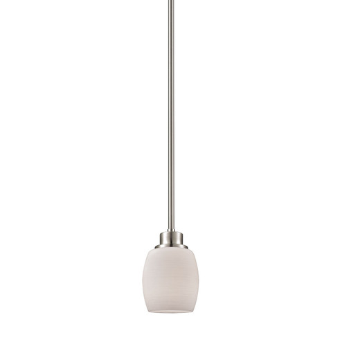 Casual Mission One Light Mini Pendant in Brushed Nickel (45|CN170152)