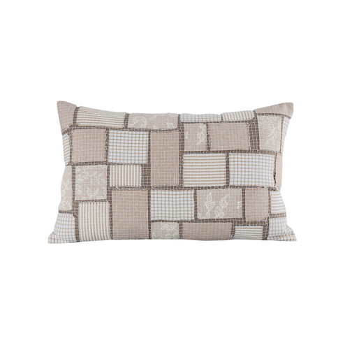 Patchworth Pillow in Crema (45|906091)