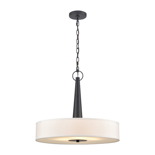 Leo Four Light Pendant in Matte Black (45|898354)