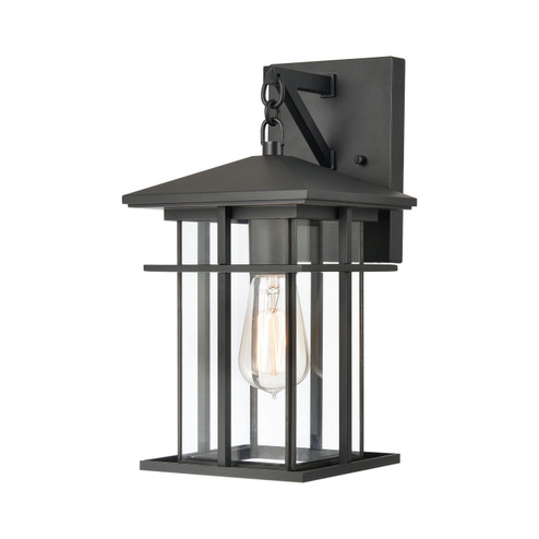 Oak Park One Light Outdoor Wall Sconce in Matte Black (45|893601)