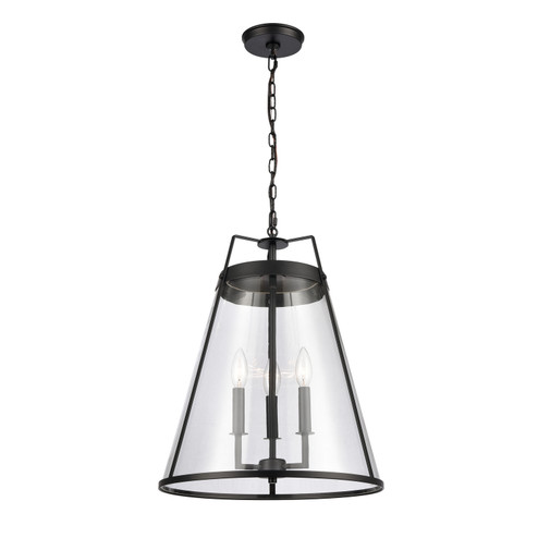 Judy Three Light Pendant in Matte Black (45|822753)