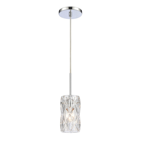 Formade Crystal One Light Mini Pendant in Polished Chrome (45|821961)