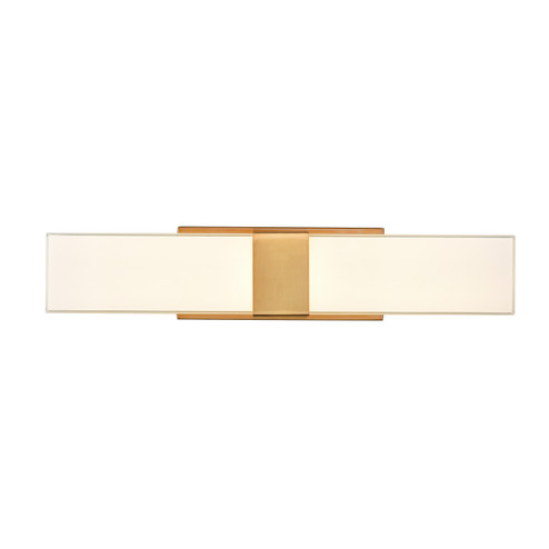Reciprocate LED Vanity Light in Aged Brass (45|816702)