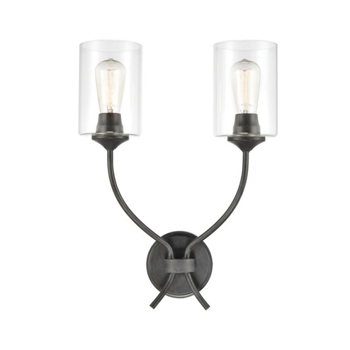 Daisy Two Light Wall Sconce in Midnight Bronze (45|750922)