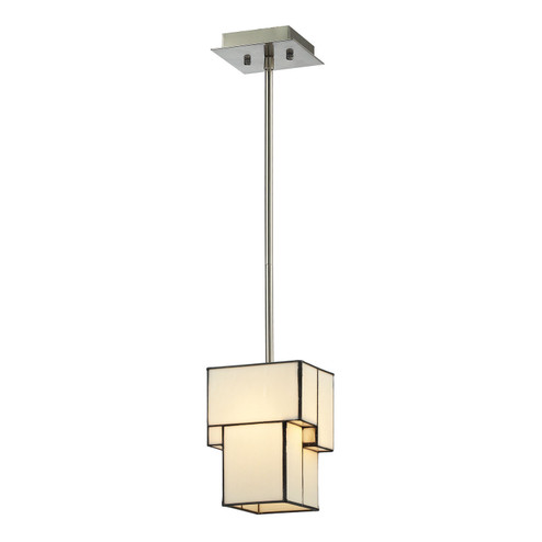 Cubist One Light Mini Pendant in Brushed Nickel (45|720621)