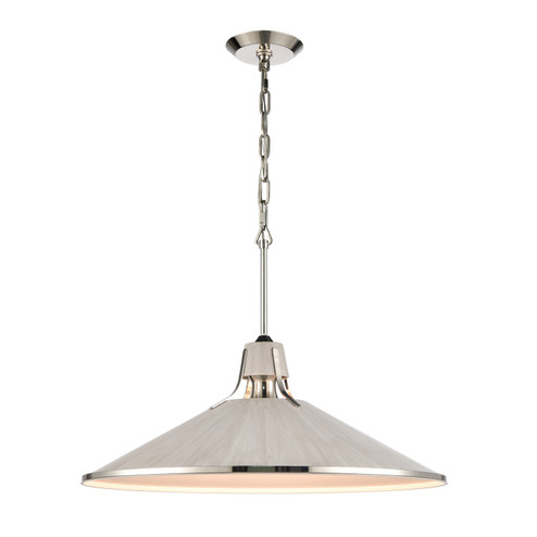 Danique One Light Pendant in Sunbleached Oak (45|679351)