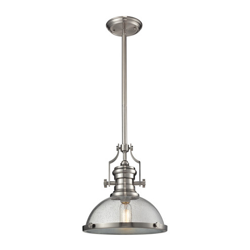 Chadwick One Light Pendant in Satin Nickel (45|677231)