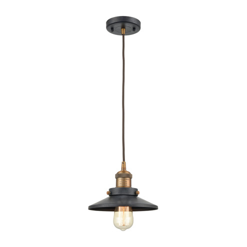 English Pub One Light Mini Pendant in Antique Brass (45|671841)