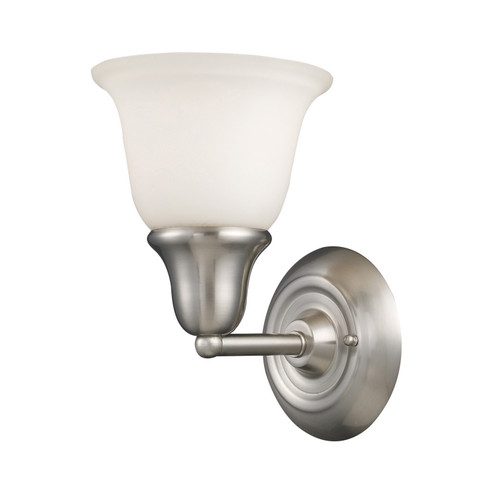 Berwick One Light Vanity Lamp in Brushed Nickel (45|670201)
