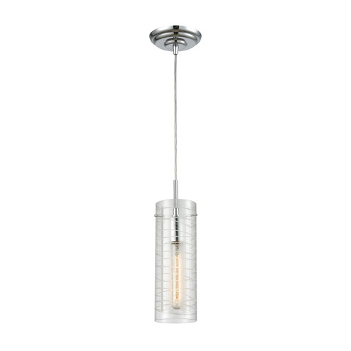 Swirl One Light Mini Pendant in Polished Chrome (45|565951)