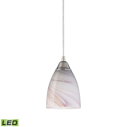 Pierra LED Mini Pendant in Satin Nickel (45|5271CRLED)