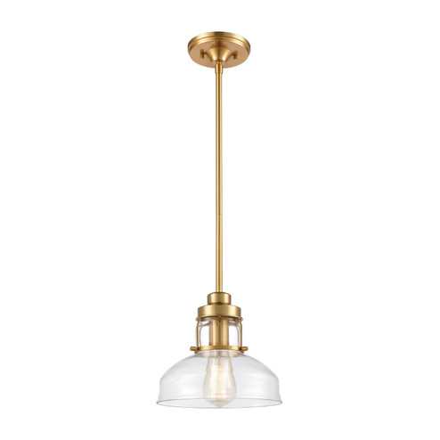 Manhattan Boutique One Light Mini Pendant in Brushed Brass (45|465751)