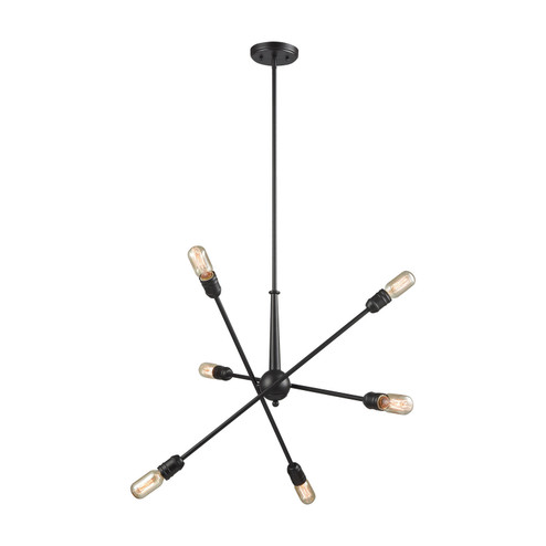 Delphine Six Light Chandelier in Oil Rubbed Bronze (45|462276)