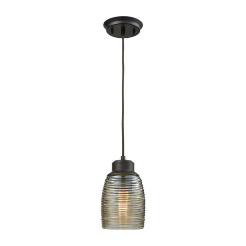 Muncie One Light Mini Pendant in Oil Rubbed Bronze (45|462161)