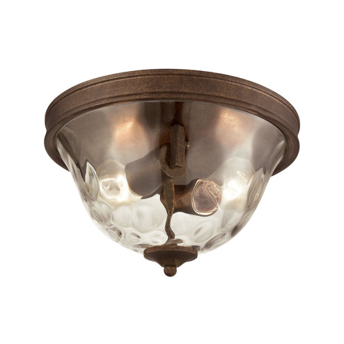 Cheltham Two Light Flush Mount in Mocha (45|460282)