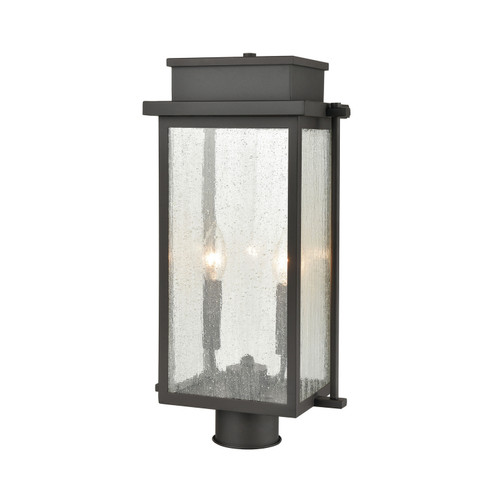 Braddock Two Light Outdoor Post Mount in Architectural Bronze (45|454442)