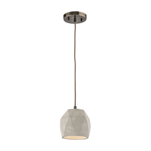 Urban Form One Light Mini Pendant in Black Nickel (45|453301)