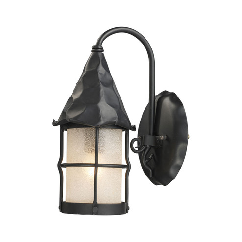 Rustica One Light Outdoor Wall Sconce in Matte Black (45|381BK)