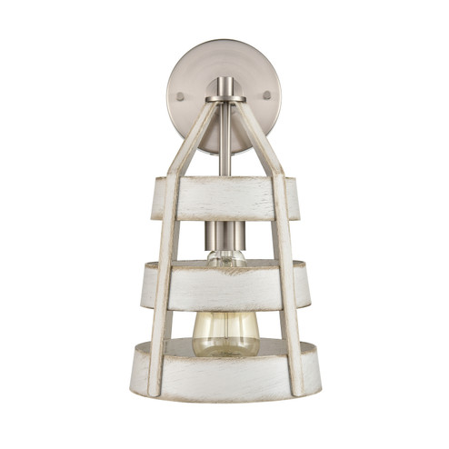 Brigantine One Light Wall Sconce in Satin Nickel (45|335501)