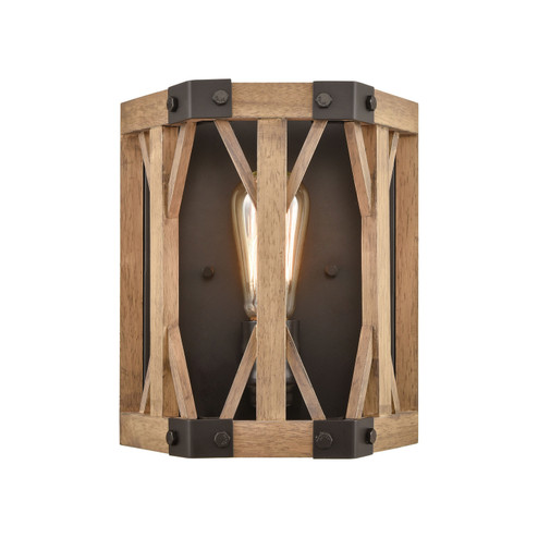 Structure One Light Wall Sconce in Oil Rubbed Bronze (45|333201)