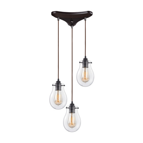 Jaelyn Three Light Pendant in Oil Rubbed Bronze (45|319343)