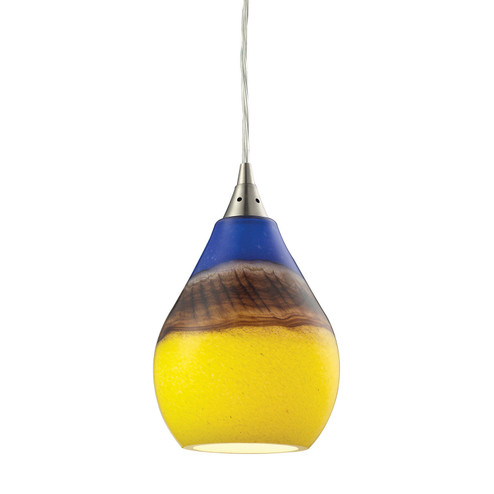 Dunes One Light Mini Pendant in Satin Nickel (45|316161)